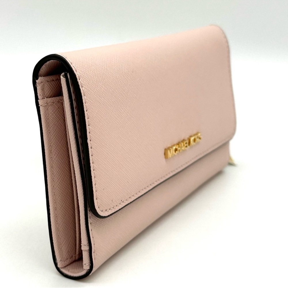 Michael Kors Large Trifold Wallet Powder Blush (NWT) - Picture 5 of 10